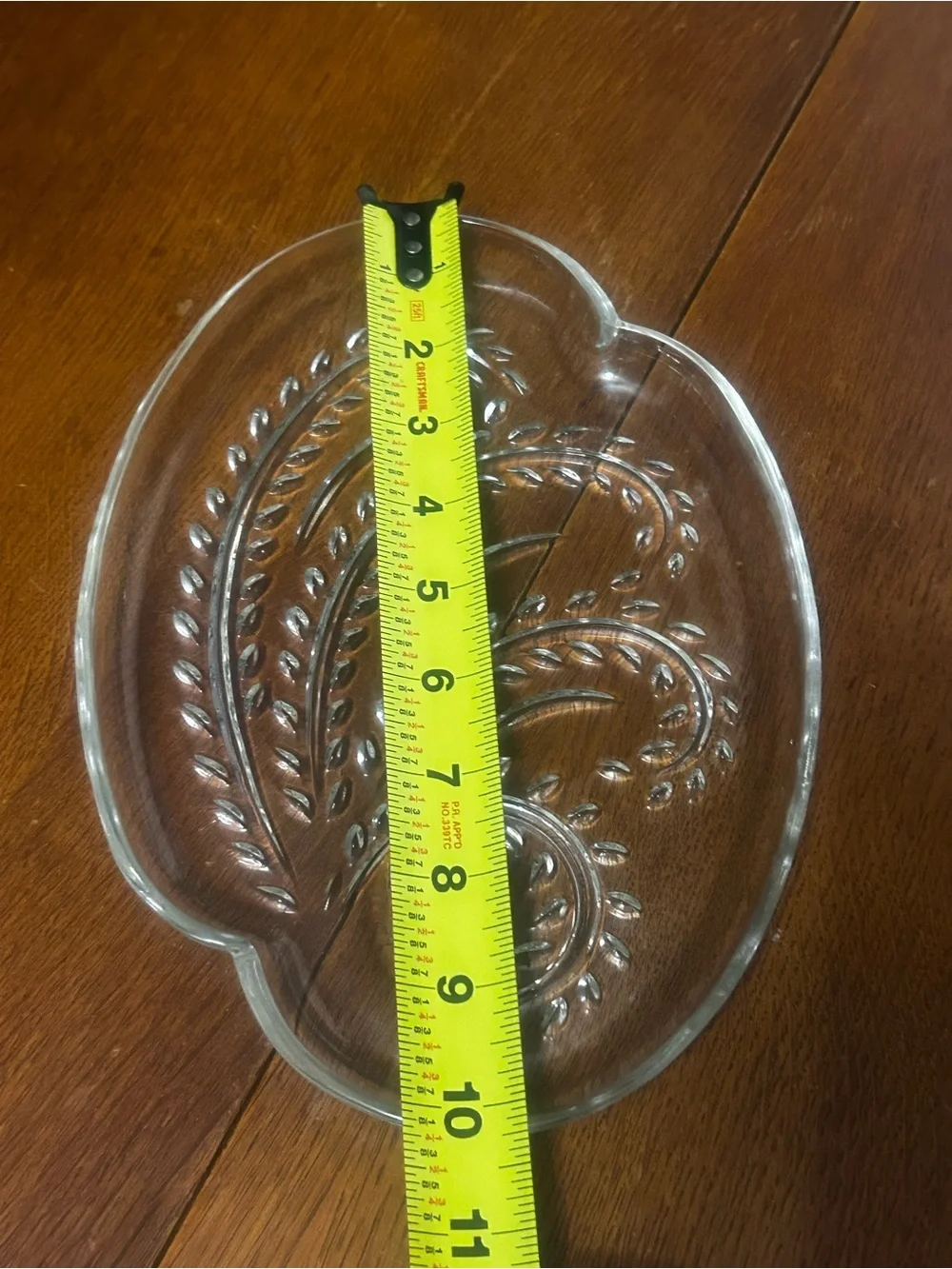 Vintage luncheon glass plate and cup